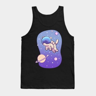 Catstronaut - The Cat Astronaut From Space Tank Top